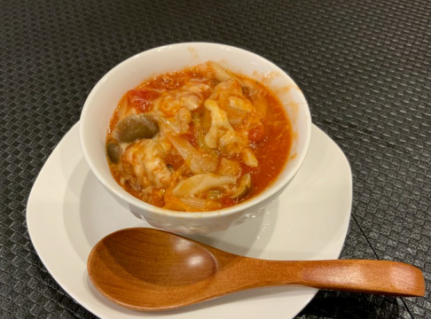 天太鶏のトマトチーズ椀