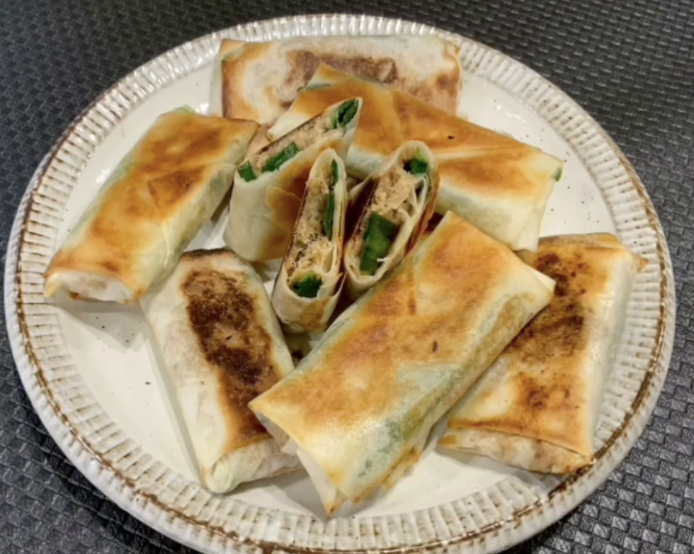 ほっけ魚そぼろ春巻き