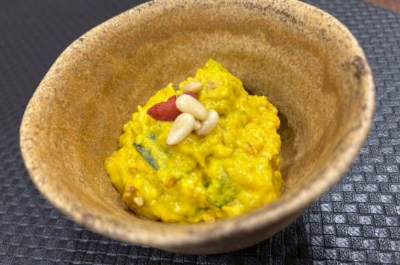 かぼちゃの梅干しと甘酒のサラダ